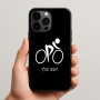 כיסוי בעיצוב אישי עם השם שלך לדגם - Apple iPhone 15 Pro Max בעיצוב אופניים אולימפיים
