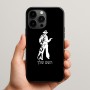 כיסוי בעיצוב אישי עם השם שלך לדגם - Apple iPhone 15 Pro Max בעיצוב קאובוי המערב הפרוע