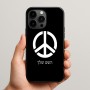 כיסוי בעיצוב אישי עם השם שלך לדגם - Apple iPhone 15 Pro Max בעיצוב סמל השלום
