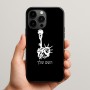 כיסוי בעיצוב אישי עם השם שלך לדגם - Apple iPhone 15 Pro Max בעיצוב פסל החירות