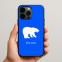 כיסוי בעיצוב אישי עם השם שלך לדגם - Apple iPhone 15 Pro Max בעיצוב דוב