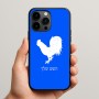 כיסוי בעיצוב אישי עם השם שלך לדגם - Apple iPhone 15 Pro Max בעיצוב תרנגול