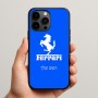 כיסוי בעיצוב אישי עם השם שלך לדגם - Apple iPhone 15 Pro Max בעיצוב פרארי