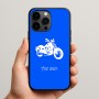 כיסוי בעיצוב אישי עם השם שלך לדגם - Apple iPhone 15 Pro Max בעיצוב הארלי-דיווידסון