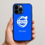 כיסוי בעיצוב אישי עם השם שלך לדגם - Apple iPhone 15 Pro Max בעיצוב וולוו