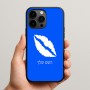 כיסוי בעיצוב אישי עם השם שלך לדגם - Apple iPhone 15 Pro Max בעיצוב שפתיים - נשיקה