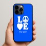 כיסוי בעיצוב אישי עם השם שלך לדגם - Apple iPhone 15 Pro Max בעיצוב אהבה