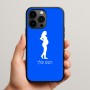 כיסוי בעיצוב אישי עם השם שלך לדגם - Apple iPhone 15 Pro Max בעיצוב אישה בהריון