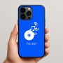 כיסוי בעיצוב אישי עם השם שלך לדגם - Apple iPhone 15 Pro Max בעיצוב תקליטור - אזור מוזיקה