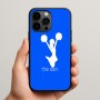 כיסוי בעיצוב אישי עם השם שלך לדגם - Apple iPhone 15 Pro Max בעיצוב מעודדת