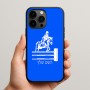 כיסוי בעיצוב אישי עם השם שלך לדגם - Apple iPhone 15 Pro Max בעיצוב רוכב סוסים