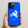 כיסוי בעיצוב אישי עם השם שלך לדגם - Apple iPhone 15 Pro Max בעיצוב מוטוקרוס