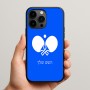 כיסוי בעיצוב אישי עם השם שלך לדגם - Apple iPhone 15 Pro Max בעיצוב פינג פונג