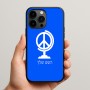 כיסוי בעיצוב אישי עם השם שלך לדגם - Apple iPhone 15 Pro Max בעיצוב גלובוסי שלום