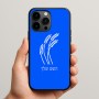 כיסוי בעיצוב אישי עם השם שלך לדגם - Apple iPhone 15 Pro Max בעיצוב חיטה גלית זהב