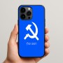 כיסוי בעיצוב אישי עם השם שלך לדגם - Apple iPhone 15 Pro Max בעיצוב פטיש ומגל