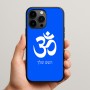כיסוי בעיצוב אישי עם השם שלך לדגם - Apple iPhone 15 Pro Max בעיצוב סמל אום