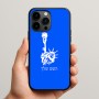 כיסוי בעיצוב אישי עם השם שלך לדגם - Apple iPhone 15 Pro Max בעיצוב פסל החירות