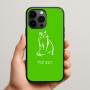 כיסוי בעיצוב אישי עם השם שלך לדגם - Apple iPhone 15 Pro Max בעיצוב חתול