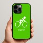 כיסוי בעיצוב אישי עם השם שלך לדגם - Apple iPhone 15 Pro Max בעיצוב אופניים אולימפיים
