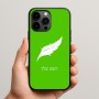 כיסוי בעיצוב אישי עם השם שלך לדגם - Apple iPhone 15 Pro Max בעיצוב נוצת נוצה