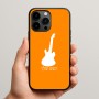 כיסוי בעיצוב אישי עם השם שלך לדגם - Apple iPhone 15 Pro Max בעיצוב גיטרה