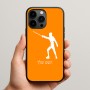 כיסוי בעיצוב אישי עם השם שלך לדגם - Apple iPhone 15 Pro Max בעיצוב לוחם סייף