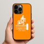 כיסוי בעיצוב אישי עם השם שלך לדגם - Apple iPhone 15 Pro Max בעיצוב רוכב סוסים