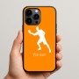 כיסוי בעיצוב אישי עם השם שלך לדגם - Apple iPhone 15 Pro Max בעיצוב שחקן פינג פונג