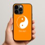 כיסוי בעיצוב אישי עם השם שלך לדגם - Apple iPhone 15 Pro Max בעיצוב סמל יינג יאנג