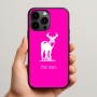 כיסוי בעיצוב אישי עם השם שלך לדגם - Apple iPhone 15 Pro Max בעיצוב צבי
