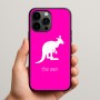 כיסוי בעיצוב אישי עם השם שלך לדגם - Apple iPhone 15 Pro Max בעיצוב קנגורו