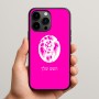 כיסוי בעיצוב אישי עם השם שלך לדגם - Apple iPhone 15 Pro Max בעיצוב פני אריה