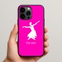 כיסוי בעיצוב אישי עם השם שלך לדגם - Apple iPhone 15 Pro Max בעיצוב בלרינה