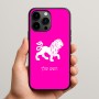 כיסוי בעיצוב אישי עם השם שלך לדגם - Apple iPhone 15 Pro Max בעיצוב מזלות - אריה