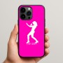 כיסוי בעיצוב אישי עם השם שלך לדגם - Apple iPhone 15 Pro Max בעיצוב אישה מגוננת