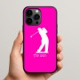 כיסוי בעיצוב אישי עם השם שלך לדגם - Apple iPhone 15 Pro Max בעיצוב שחקן גולף