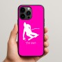 כיסוי בעיצוב אישי עם השם שלך לדגם - Apple iPhone 15 Pro Max בעיצוב סקי