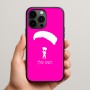 כיסוי בעיצוב אישי עם השם שלך לדגם - Apple iPhone 15 Pro Max בעיצוב צניחה חופשית