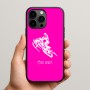 כיסוי בעיצוב אישי עם השם שלך לדגם - Apple iPhone 15 Pro Max בעיצוב אופנוע שלג