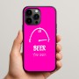 כיסוי בעיצוב אישי עם השם שלך לדגם - Apple iPhone 15 Pro Max בעיצוב מיכל של בירה