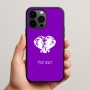 כיסוי בעיצוב אישי עם השם שלך לדגם - Apple iPhone 15 Pro Max בעיצוב ראש פיל