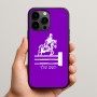 כיסוי בעיצוב אישי עם השם שלך לדגם - Apple iPhone 15 Pro Max בעיצוב רוכב סוסים
