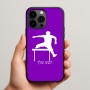 כיסוי בעיצוב אישי עם השם שלך לדגם - Apple iPhone 15 Pro Max בעיצוב קפיצת משוכות