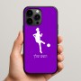 כיסוי בעיצוב אישי עם השם שלך לדגם - Apple iPhone 15 Pro Max בעיצוב שחקנית כדורגל - אישה