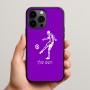 כיסוי בעיצוב אישי עם השם שלך לדגם - Apple iPhone 15 Pro Max בעיצוב שחקן כדורגל