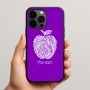 כיסוי בעיצוב אישי עם השם שלך לדגם - Apple iPhone 15 Pro Max בעיצוב הדפס תפוח