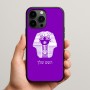 כיסוי בעיצוב אישי עם השם שלך לדגם - Apple iPhone 15 Pro Max בעיצוב פרעה - תות ענח' אמון מצרי