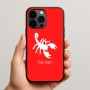 כיסוי בעיצוב אישי עם השם שלך לדגם - Apple iPhone 15 Pro Max בעיצוב עקרב