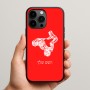 כיסוי בעיצוב אישי עם השם שלך לדגם - Apple iPhone 15 Pro Max בעיצוב רוכב טרקטורונים